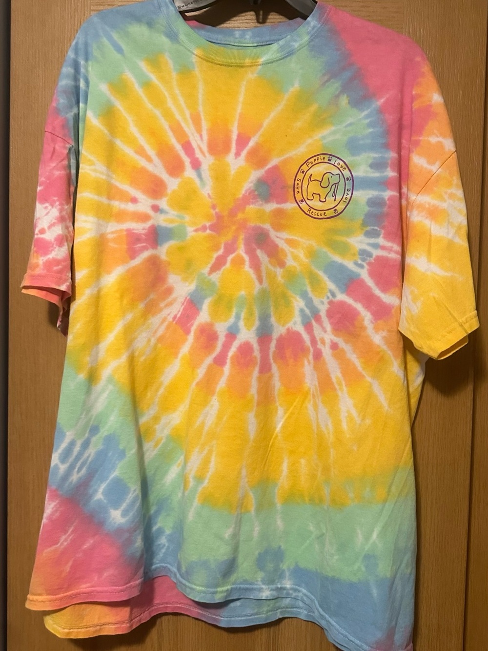 Tie-Dye Short Sleeve Tee - Pastel Multi by